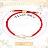 1Pc Adjustable Nylon Cord Slider Bracelets for Women BJEW-LP0001-32M-02-2