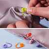 200Pcs 10 Colors Eco-Friendly ABS Plastic Knitting Crochet Locking Stitch Markers Holder KY-SZ0001-28-7
