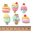 Opaque Resin Imitation Food Cabochons RE-CBABBBE-03-3