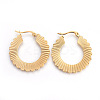 201 Stainless Steel Hoop Earrings LS-EJEW-A054-14G-1