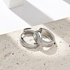 304 Stainless Steel Hoop Earrings for Women EJEW-C096-62P-4