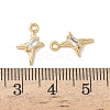 Brass Micro Pave Cubic Zirconia Pendants KK-Z136-42A-G-3
