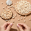 Natural Unfinished Wood Beads WOOD-SP0001-62B-4