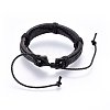 Leather Cord Bracelets BJEW-F347-09B-3