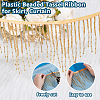 1.8 Yards Glass Beads Fringe Tassel Lace Trim Ribbon OCOR-OC0001-70D-4