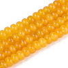 Dyed Natural White Jade Beads Strands X-G-T139-59A-07-4