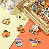 35Pcs 7 Styles Halloween Alloy Enamel Pendant ENAM-CJ0003-98-5