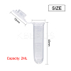 Disposable Plastic Transfer Pipettes and Transparent Disposable Plastic Centrifuge Tube DIY-BC0001-82-4
