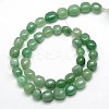 Natural Green Aventurine Nuggets Beads Strands G-L154-10-3