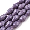 Opaque Solid Color Beads Strands EGLA-N013-P10mm-D09-1