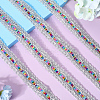 15 Yards Polyester Braided Lace Ribbon OCOR-WH0046-37B-4