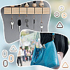 54Pcs 9 Styles Alloy Spring Gate Rings FIND-GO0002-54-5