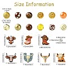 80Pcs DIY Cowboy Theme Findings Beads Kits DIY-CJ0002-48-2