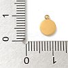 Ion Plating(IP) 304 Stainless Steel Enamel Charms STAS-G351-02G-4