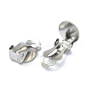 Tarnish Resistant 304 Stainless Steel Clip-on Earring Findings LS-STAS-Q318-05P-2