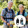 Asthma Inhaler Holder PU Leather Travel Handy Holder Keychain AJEW-WH0504-18-6
