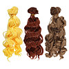 3Pcs 3 Colors PP Doll Wig Long Curly Hair DIY-GL0006-22-1