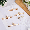 4Pcs Zinc Alloy Twist Bag Lock Purse Catch Clasps PURS-CP0001-03LG-4