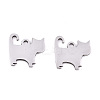 Non-Tarnish 201 Stainless Steel Charms X-STAS-S081-062-1