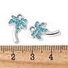 Alloy Aquamarine Rhinestone Pendants PALLOY-E775-19P-3