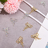 8Pcs 2 Colors Alloy Rhinestone Shoe Decoration FIND-GF0007-25-4