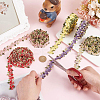 15 Yards 5 Colors Polyester Flower Lace Trim OCOR-PH0002-80-3
