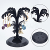 Spray Shaped Plastic Earring Display Trees EDIS-WH0016-037-3