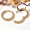 Rack Plating Round Brass Hoop Earrings for Women EJEW-C125-12G-3