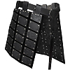 PU Leather Medieval Thigh Armor AJEW-WH20009-33-1