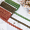 15 Yards Sparkle Polyester Lace Ribbon OCOR-WH0003-033B-5