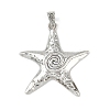 Tibetan Style Alloy Big Pendants PALLOY-V008-03A-AS-1