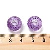 Transparent Acrylic European Beads TACR-P009-A01-05-3
