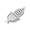 Non-Tarnish 304 Stainless Steel Pendants LS-STAS-F279-02B-2