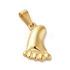 PVD Vacuum Plating 304 Stainless Steel Pendants STAS-B053-28G-1