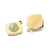Natural Green Aventurine Rhombus Pendants STAS-L022-339G-02-2