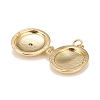Brass Micro Pave Cubic Zirconia Locket Pendants LS-KK-A161-37G-3