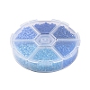 6 Colors 8/0 Glass Seed Beads SEED-X0052-03B-3mm-2