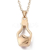 Alloy Resin Pendant Necklaces NJEW-B0003-06LG-2