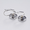Tarnish Resistant 304 Stainless Steel Leverback Earring Settings LS-STAS-I097-021-12mm-1