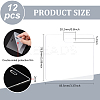 Transparent Acrylic Badge Buddy Blanks LS-TACR-WH0022-06B-2