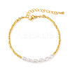 Imitation Pearl Beaded Stretch Bracelets for Women AM8486-3-1