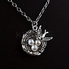 Alloy & Imitation Pearl Pendant Necklaces FS-WG171EF-01-1