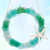 Christmas Wreath Glass Ornaments HJEW-WH20003-23-5