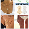 32Pcs 4 Style Brass Charms KK-BC0009-53-5