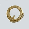 304 Stainless Steel Herringbone Chain Necklaces LS-NJEW-P282-01G-1