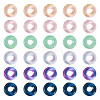 120Pcs 6 Colors Transparent Glass European Beads GLAA-TA0004-07-1