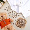100Pcs 2 Styles Natural Coconut Buttons BUTT-ME0001-22-5