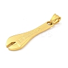 Ion Plating(IP) 304 Stainless Steel Pendants STAS-C102-08G-2