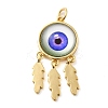 Real 18K Gold Plated Brass Pendants KK-A198-02G-04-1