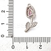 Brass Micro Pave Cubic Zirconia Pendants KK-I276-04P-04B-3